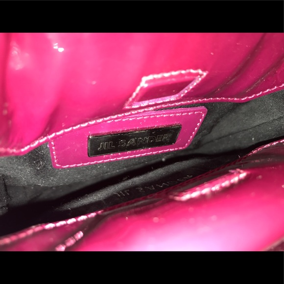 JIL SANDER Raspberry  πSmall Evening Clutch Bag - Picture 2 of 12